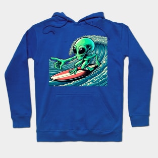 Alien surfer Hoodie